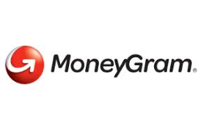 Logo de MoneyGram de color rojo y negro con fondo transparente.