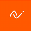 Logo de color Naranja, dos hondas de color blanco con forma de A y V.